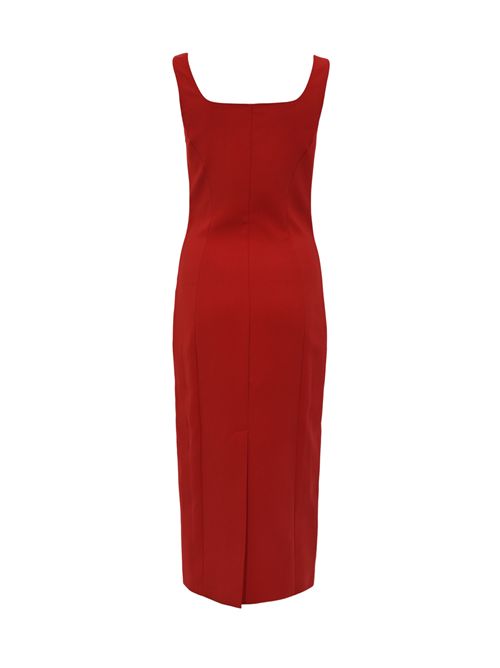 Abito midi ESSENTIAL in crêpe stretch Patrizia Pepe | 8A1514 A6F5R862